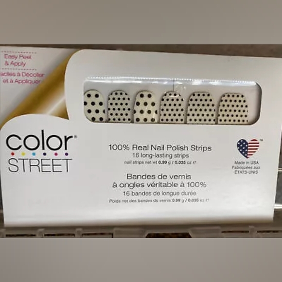 Color Street Polka Dot Nail Polish Strips NEW - Picture 2 of 5